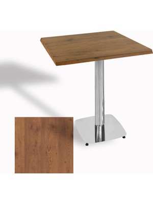 Dockers Tokyo Kare Masa (Kromnikel) 80X80 cm - (Werzalit, Wermodin ve Allzalit Tabla) - Novagento