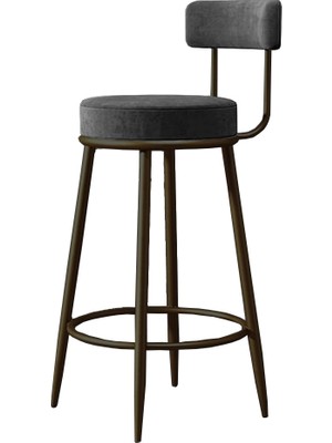 Dockers Halley Bar Taburesi Arkalıklı - Sıyah Esb - Antrasit Kadife