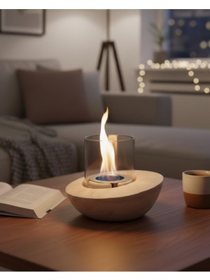 Reyo Stove Lazuli Masaüstü Bioethanol Şömine