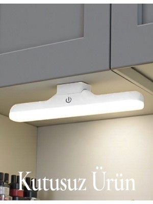 Brokoli Home (KUTUSUZDUR)Sensörlü USB Şarjlı Mıknatıslı Kablosuz Mutfak Tezgah Altı Dolap Içi  LED Aydınlatma Lambas 3 Renk