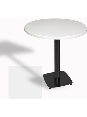 Dockers Tokyo Yuvarlak Masa (Esb) Çap 60CM - (Werzalit, Wermodin ve Allzalit Tabla) - Beyaz