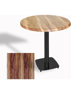 Dockers Tokyo Yuvarlak Masa (Esb) Çap 80CM - (Werzalit, Wermodin ve Allzalit Tabla) - Indiana Wood