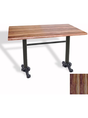 Dockers Çipa Döküm Ayak Masa 70X120 cm - (Werzalit, Wermodin ve Allzalit Tabla) - Indiana Wood