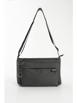 Sanmorris 6 Bölmeli Orta Boy Suya Dayanıklı Paraşüt Kumaş Çapraz Askılı Omuz Çantası