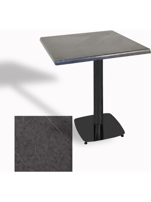 Dockers Tokyo Kare Masa (Esb) 60X60 cm - (Werzalit, Wermodin ve Allzalit Tabla) - Grey Marble