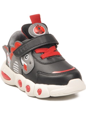 Cool Dinito B Kırmızı Cırtlı Hafif Bebek Spor Ayakkabı