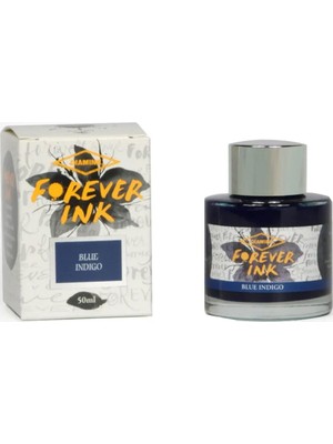 Diamine Forever Permanent & Waterproof Pigment Şişe Mürekkep 50ML Blue Indigo