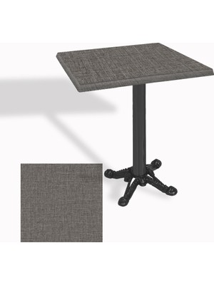Dockers Çipa Döküm Ayak Kare Masa 70X70 cm - (Werzalit, Wermodin ve Allzalit Tabla) - Twister