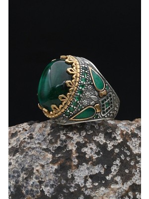 Prestige Kaplangözü Taşlı 925 Ayar Gümüş Yüzük Zirkon Taş Süslemeli 902527