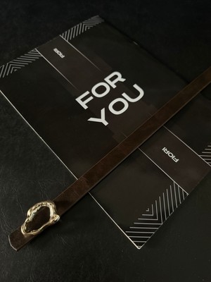 Fiori Tasarım Çubuk Toka Ince Kadın Kemeri, Ceket Kemeri, Gömlek Kemeri, Elbise Kemeri