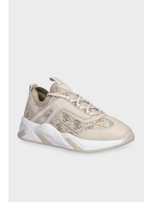 Guess Genga Logolu Bağcıklı Sneaker Ayakkabı FLPGENFAM12 Bayan Ayakkabı Flpgen FAM12 Multı