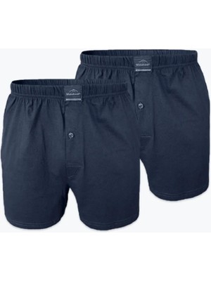 Malabadi Erkek Füme 2 Li Paket Geniş Kalıp %100 Pamuk Boxer 024