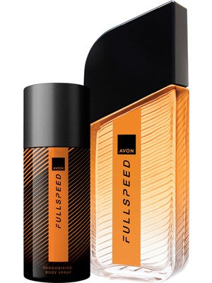 Avon Full Speed Erkek Parfüm Edt 100 Ml. ve Full Speed Erkek Deodorant 150 Ml. İkili Paket