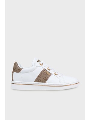 Guess Stew Logolu Bağcıklı Sneaker Ayakkabı FLPSTWFAL12 Bayan Ayakkabı Flpstw FAL12 Beıbr
