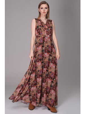 Journey Uzun Şifon-Elbise