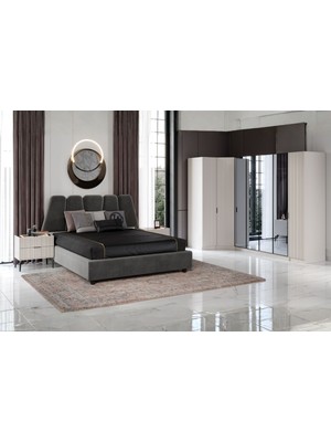 Doressa Riwa 7 Kapılı Köşe Yatak Odası Takımı