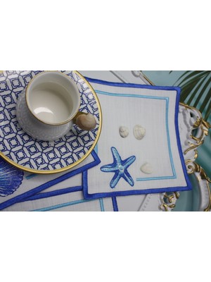 Nakışkonsept Deniz Yıldızı Motifli Kokteyl Peçete