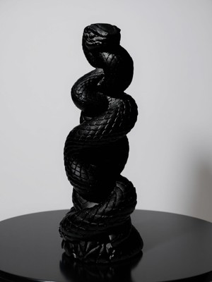 Geray Design Yılan Desenli Şamdan Ev Dekorasyon