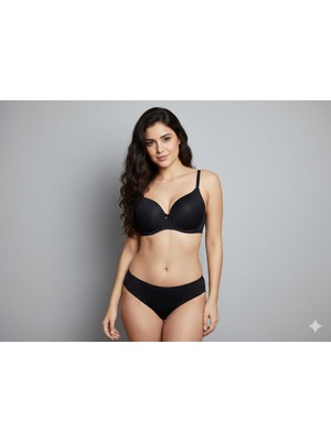 Ecem Nefes Alan Kumaşlı Destekli Sütyen Külot Takımı – Günlük Konfor