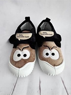 Gezer Kışlık Cırtlı Erkek Çocuk Günlük Okul Kreş Panduf Ayakkabı