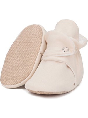 Ella Bonna Kaydırmaz Taban Organik Pamuklu Bebek Ve Çocuk Panduf, Erkek Çocuk İçin Basic Desenli