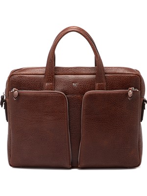 Tergan Taba Hakiki Deri Erkek Evrak Çantası - S1EV00021451-P4Y