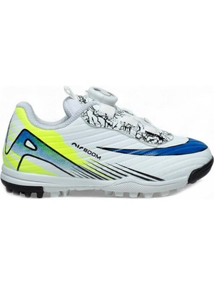 Kindep (Laliga) Mekanizmalı&bağcıklı Çocuk Halisaha Ayakkabı Beyaz