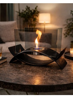 Westonya WESTART07 Arcus Masaüstü Bioethanol Şömine