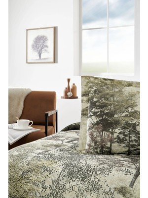 Özdilek Tanne Çift Kişilik Nevresim Takımı - Yesil