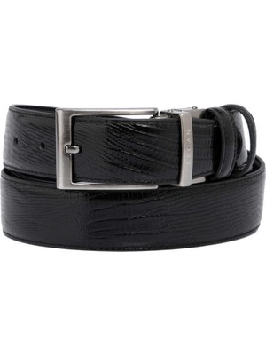 Tergan  Siyah Hakiki Deri Erkek Kemer - S1EK00000304-R7L