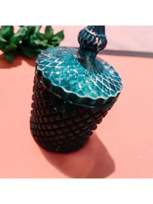 Celestia Dekoratif Kapaklı Vanilya Kokulu Mum