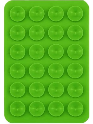 Tredonim Kare Öpücüklü 03 Çift Taraflı Silikon Tutucu 5,50CM x 8cm - Yeşil