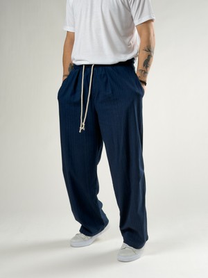 Cocopelli Diz Detaylı Oversize Mevsimlik Erkek Kot Baggy Pantolon COC2747