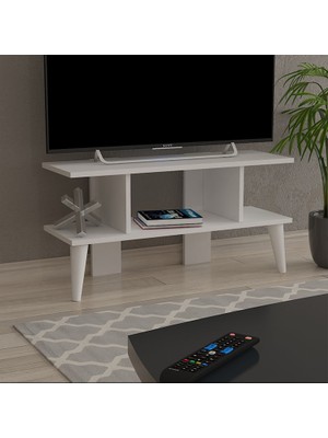 Lagomood Keyif Tv Ünitesi Tv Sehpası Beyaz