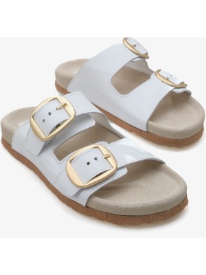 Candela Kadın Terlik - Beyaz