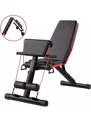 Tuncel Store Katlanabilir Ayarlanabilir Mekik ve Ağırlık Sehpası