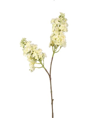 Dekorsende Yapay Sümbül Dalı Beyaz 65 cm