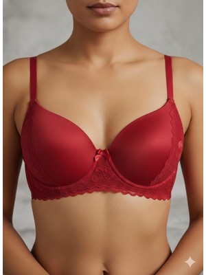 Ecem Dantel Detaylı Destekli Toparlayıcı Sütyen – Gün Boyu Konfor