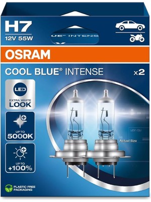 Osram H7 Cool Blue Intense Next Gen 5000K Beyaz Işık 2'li