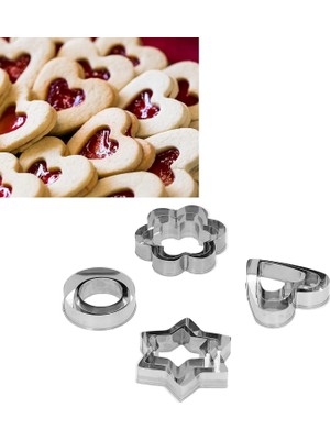 Practika Kek Kalıbı - Bisküvi Kalıbı - Fondan Kalıbı 12 Adet