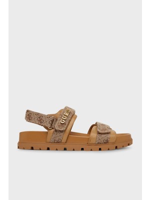 Guess Florizi Logolu Cırt Cırtlı Sandalet FLPZY2FAL03 Bayan Sandalet Flpzy2 FAL03 Beıbr