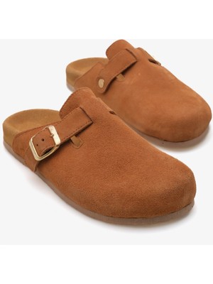 Keitha Kadın Terlik - Taba Süet