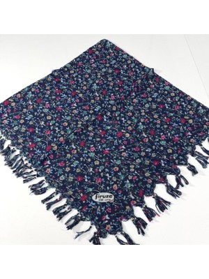 Firuze Star Desenli Sökme Boncuklu Tülbent 06115-16