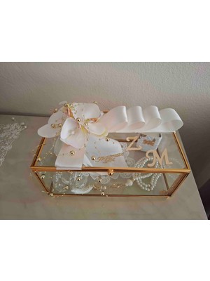 Gold Tasarım Söz Mendili Kutusu