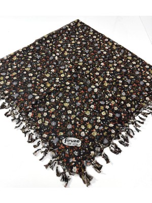 Firuze Star Desenli Sökme Boncuklu Tülbent 06115-20