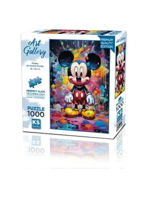 Ks Games Mickey 1000 Parça Puzzle