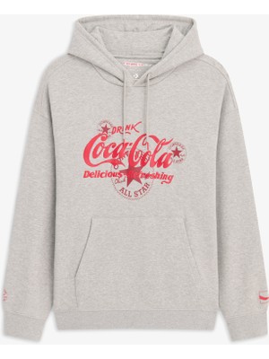 Converse x Coca-Cola Erkek Gri Hoodie