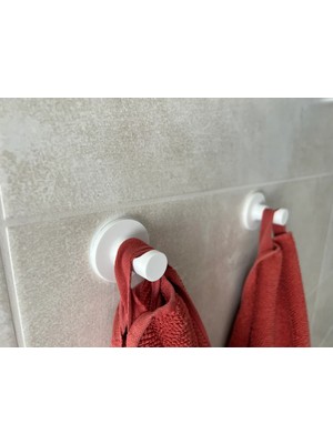 Sora Design 2'li Banyo ve Mutfak Için Duvar Tipi Askı Kanca – Havlu ve Bez Askısı