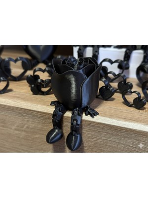 Sora Design Dekoratif Gül Figür Oturan Süs Obje