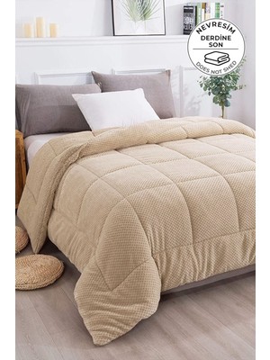 Evlen Home Collection Ultra Yumuşak Çift Taraflı Wellsoft Peluş Yorgan Çift Kişilik (Battaniye / Nevresim) 200X220 cm